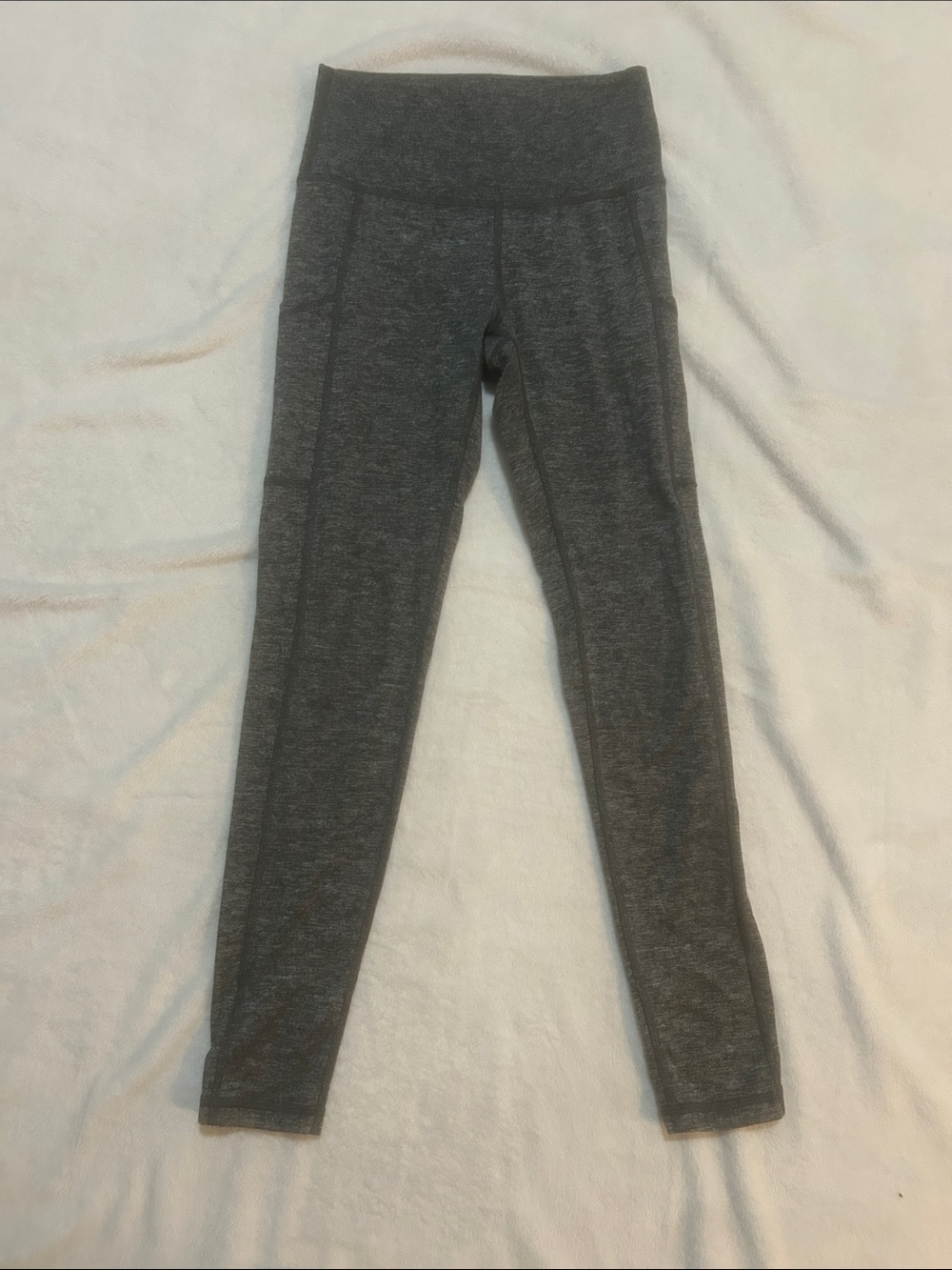 aerie Women’s Leggings Chill Play Move Heather Gray High Waist Size Small